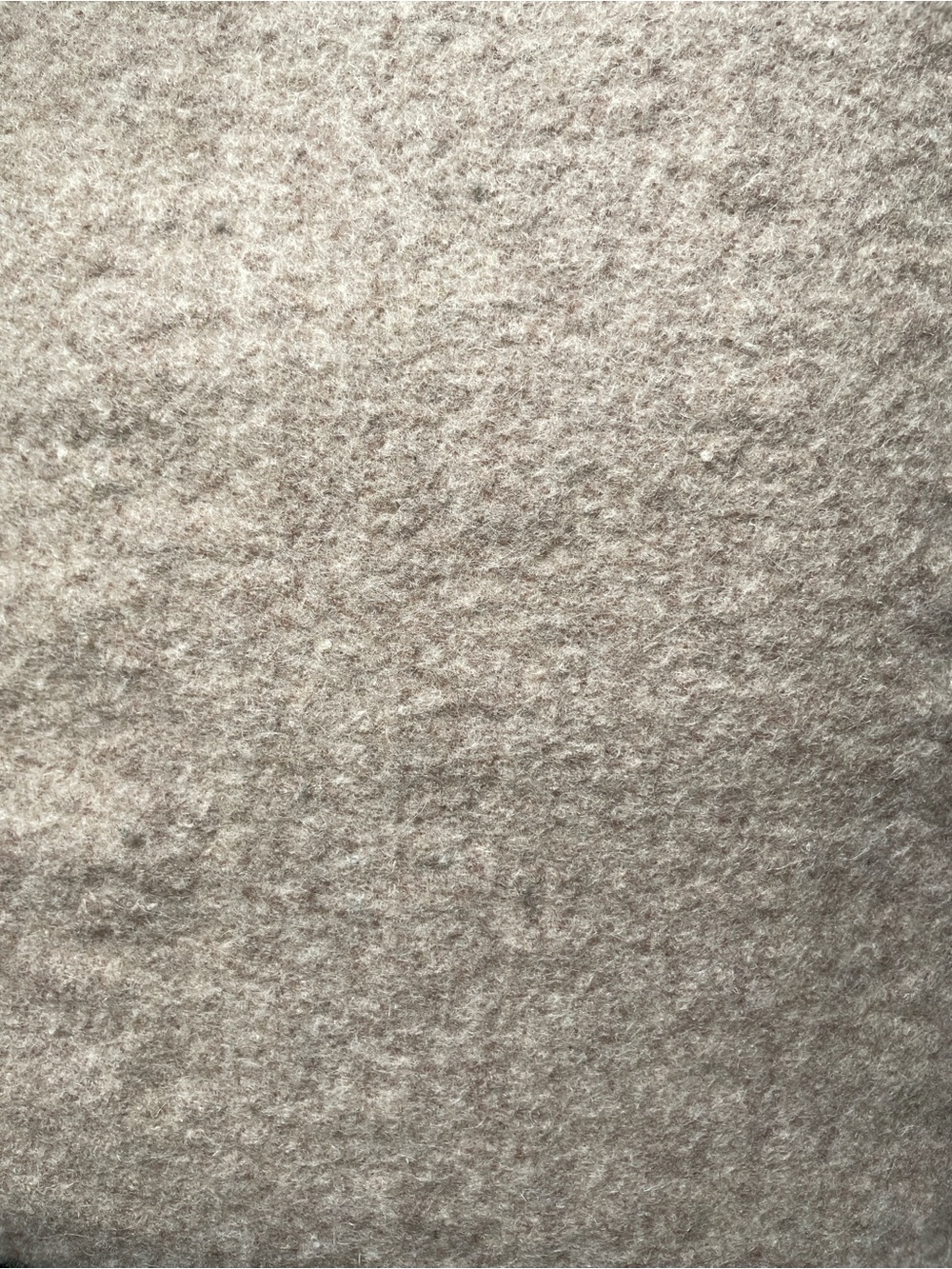 Merino Wool Bloomingdale's cover Q/K Tan/cream Whipstitch Reversible used good - Picture 4 of 9